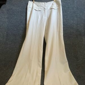 Worthington Cream Textured Pants
